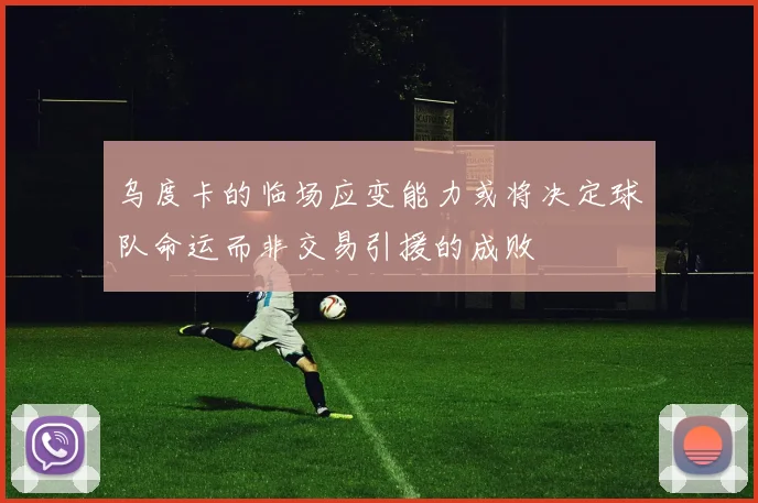 乌度卡的临场应变能力或将决定球队命运而非交易引援的成败