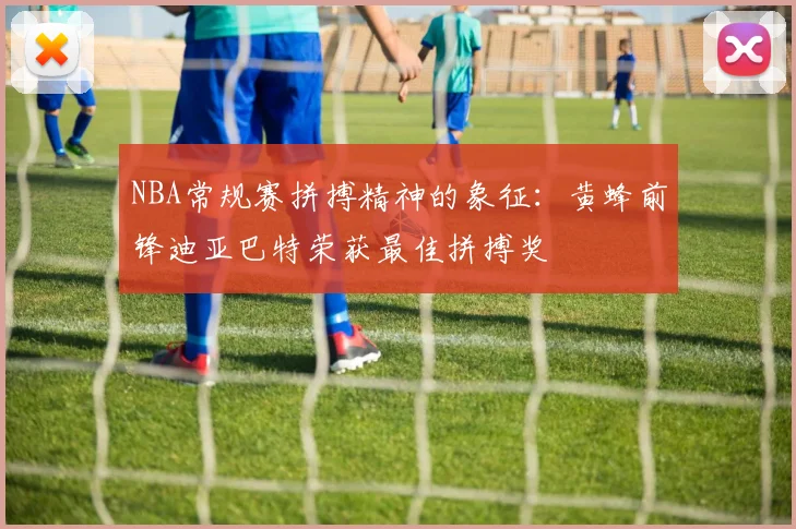 NBA常规赛拼搏精神的象征：黄蜂前锋迪亚巴特荣获最佳拼搏奖