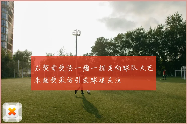 东契奇受伤一瘸一拐走向球队大巴未接受采访引发球迷关注
